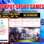 JACKPOT SPORT GAMES SBOBET