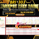 BRI303 JACKPOT LIVE GAMES BACCARAT Rp.40.550.000,- LUNAS