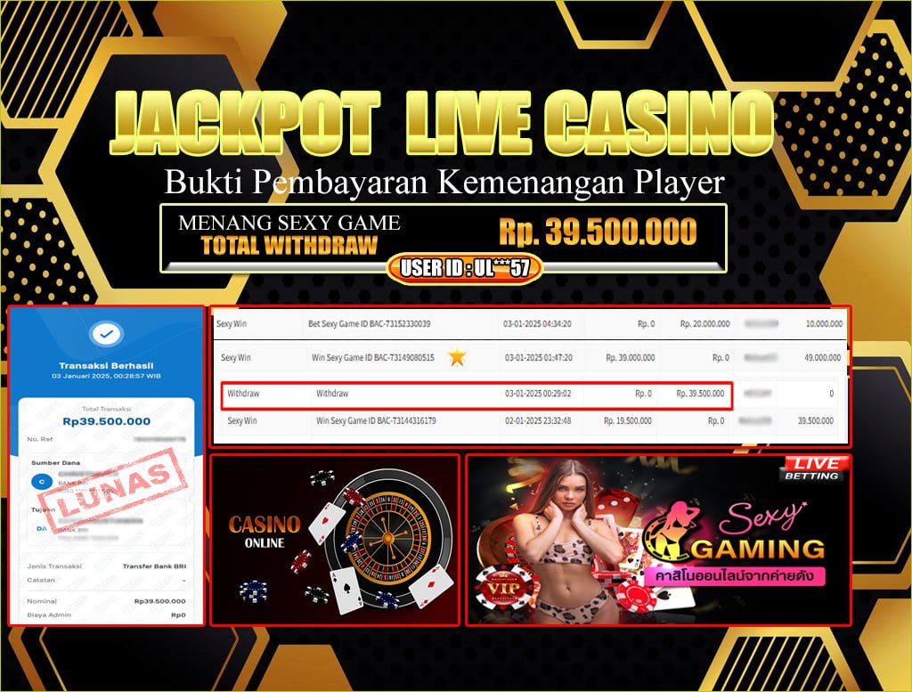 BRI303 JACKPOT LIVE GAMES